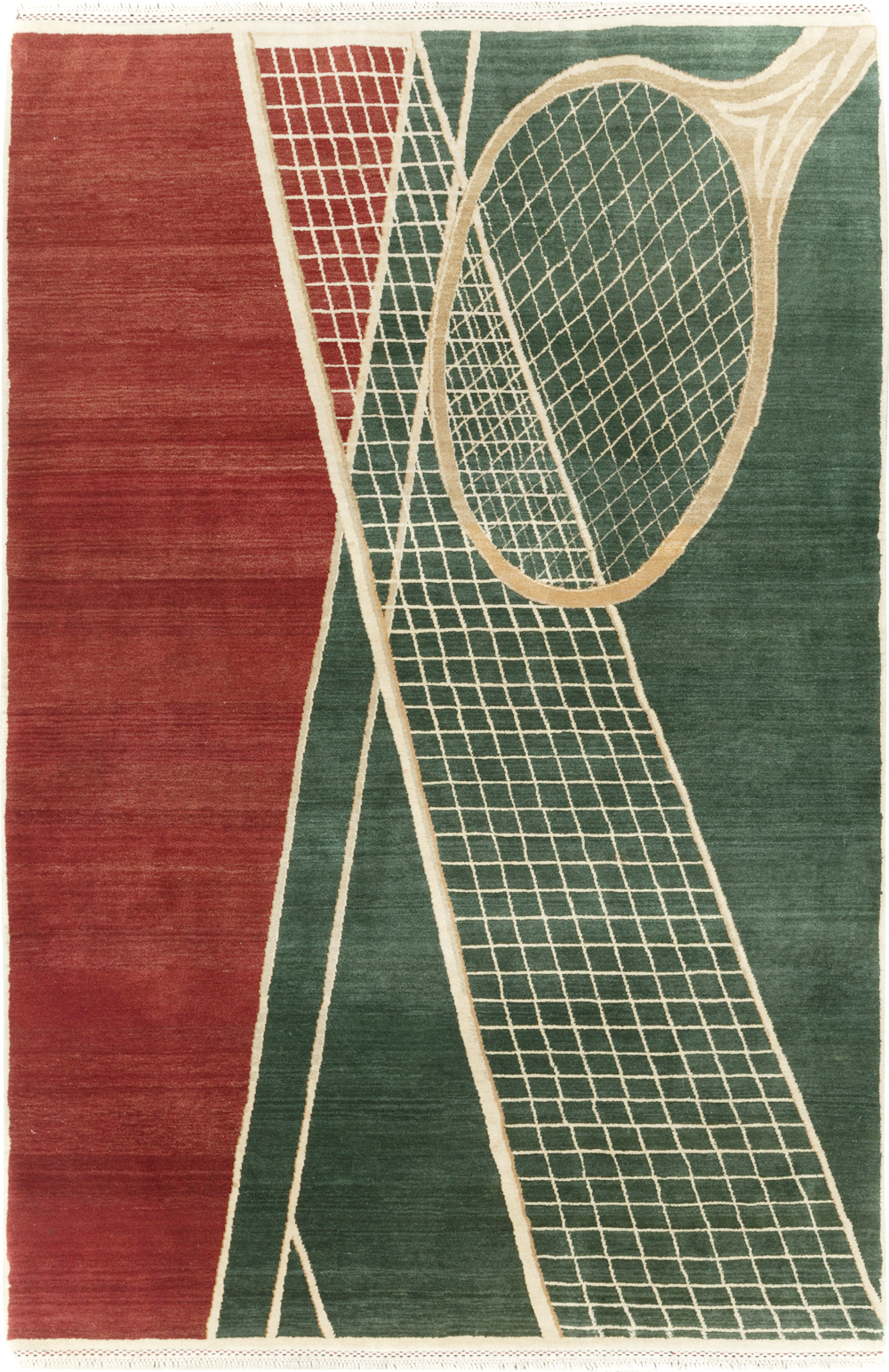 Modern Persian Tabriz Pictorial Rug (Pair: 2 of 2), No.29764 - Gss