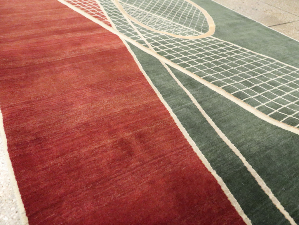 Modern Persian Tabriz Pictorial Rug (Pair: 2 of 2), No.29764 - Gss