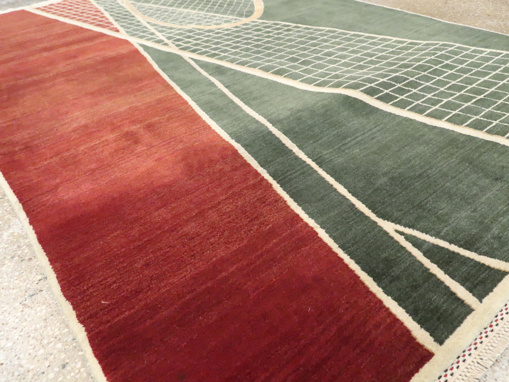 Modern Persian Tabriz Pictorial Rug (Pair: 2 of 2), No.29764 - Gss