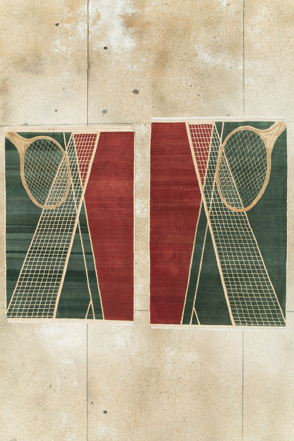 Modern Persian Tabriz Pictorial Rug (Pair: 2 of 2), No.29764 - Gss