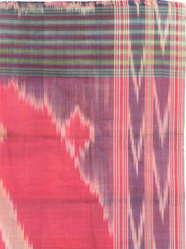 Vintage Uzbek Ikat Textile, No.29765 - Gss