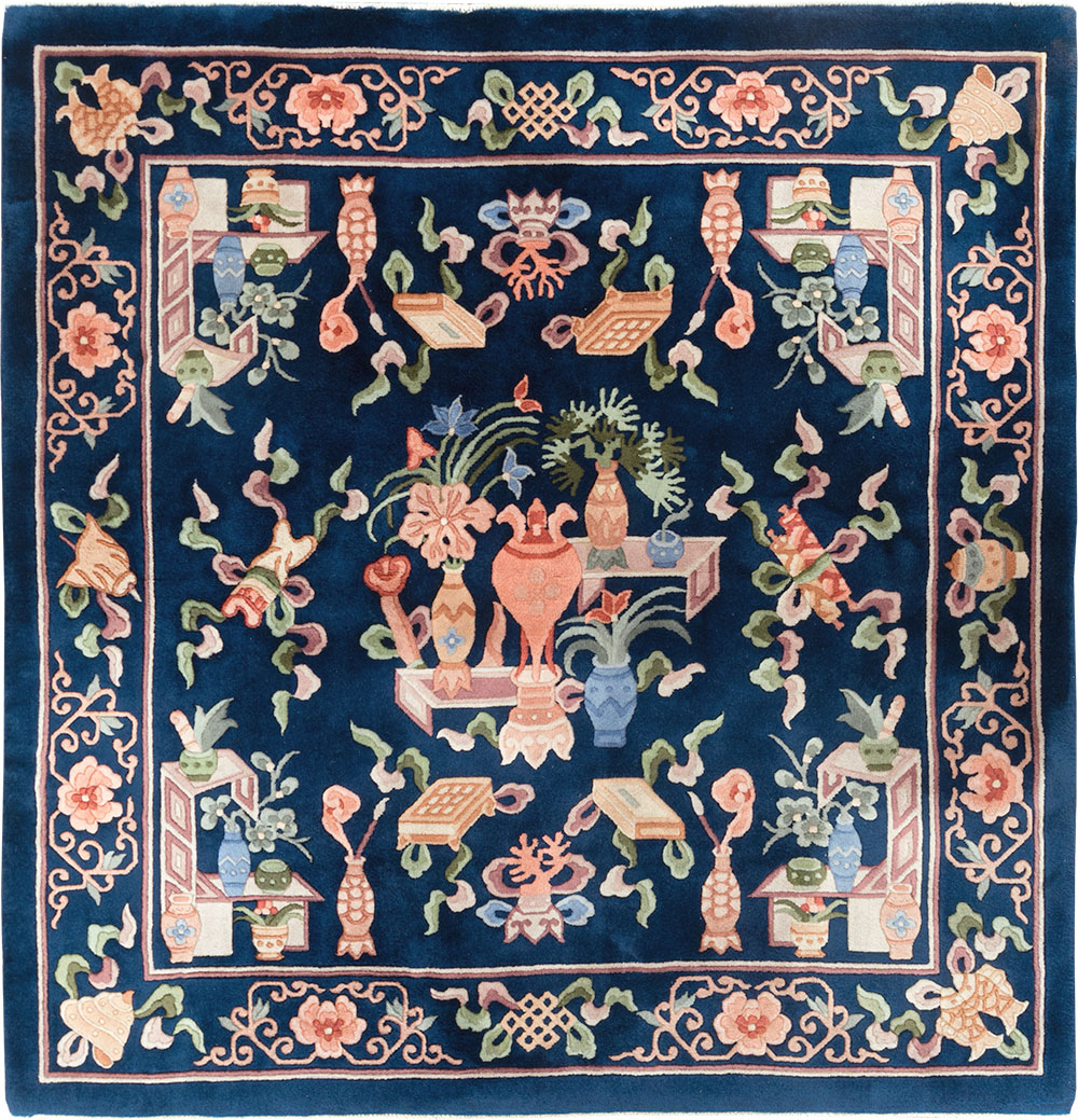 Vintage Chinese Carpet, No.29775 - Gss