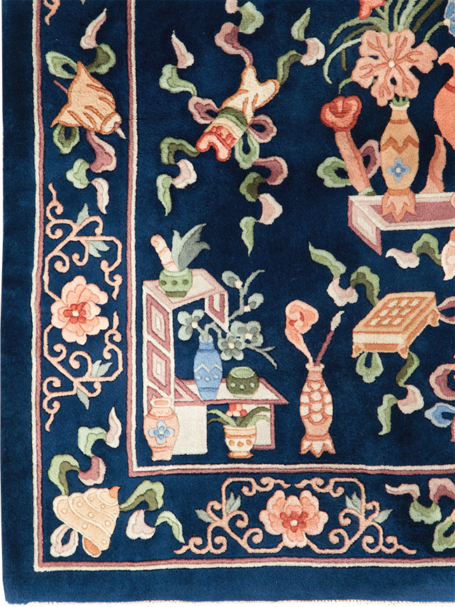 Vintage Chinese Carpet, No.29775 - Gss