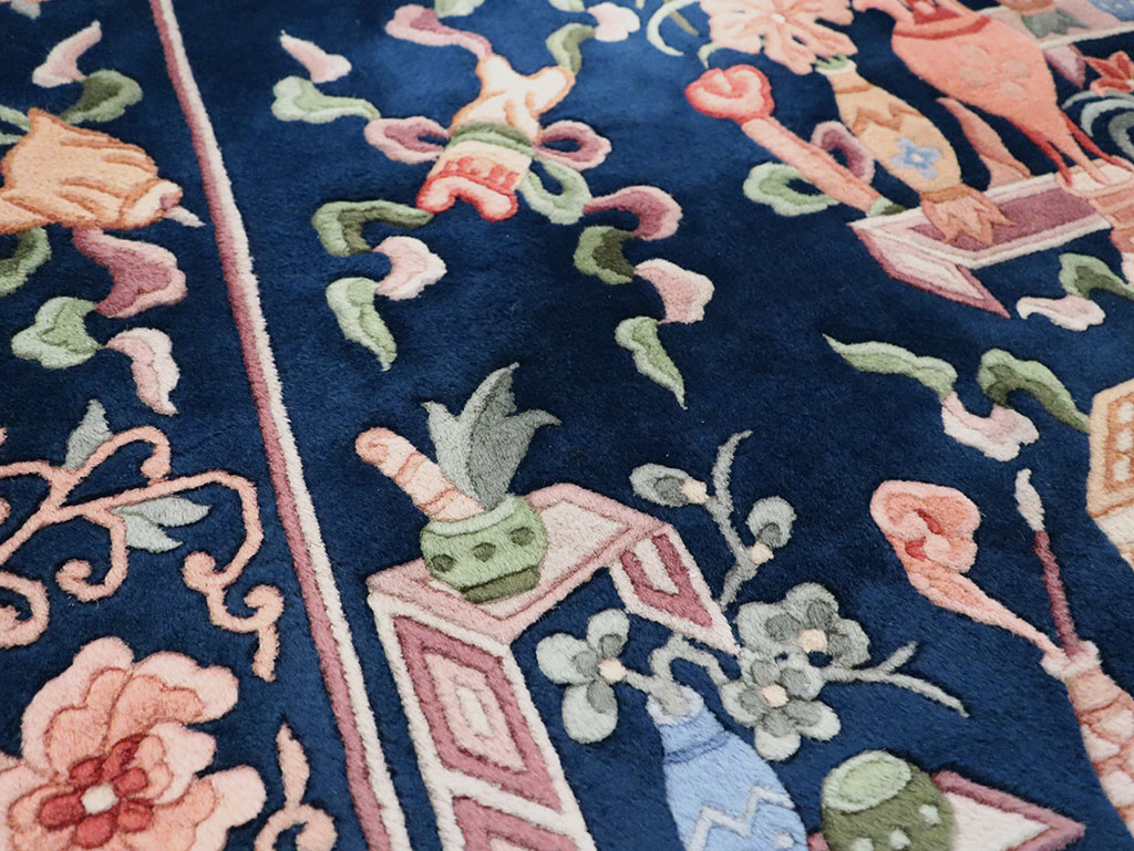 Vintage Chinese Carpet, No.29775 - Gss