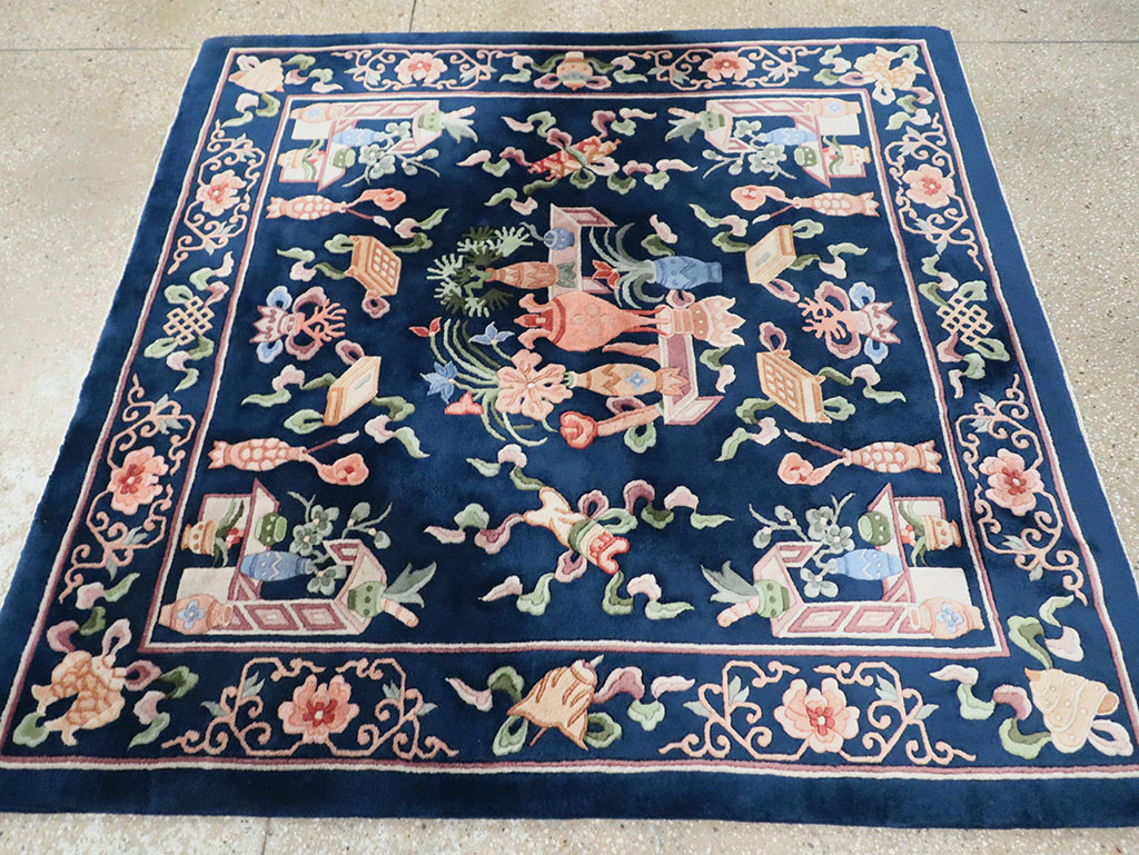 Vintage Chinese Carpet, No.29775 - Gss