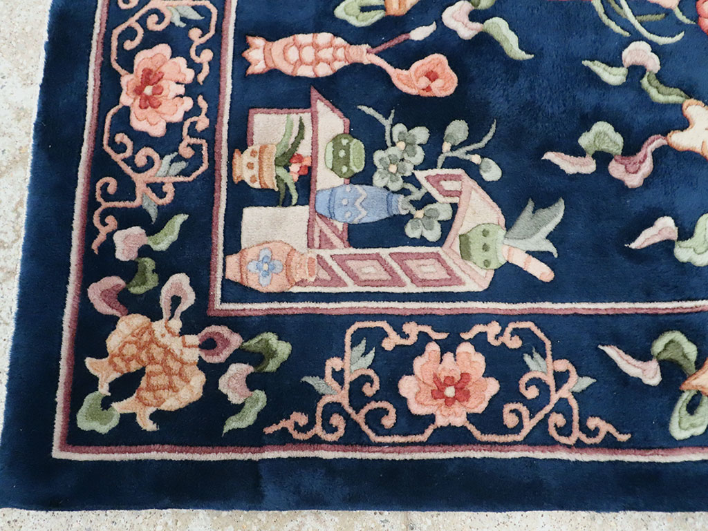 Vintage Chinese Carpet, No.29775 - Gss