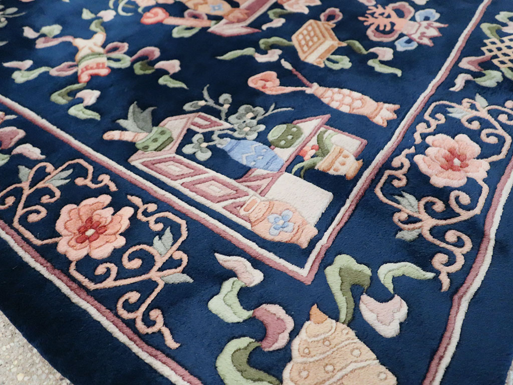 Vintage Chinese Carpet, No.29775 - Gss