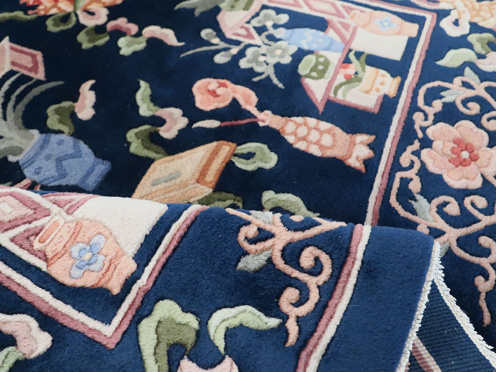 Vintage Chinese Carpet, No.29775 - Gss