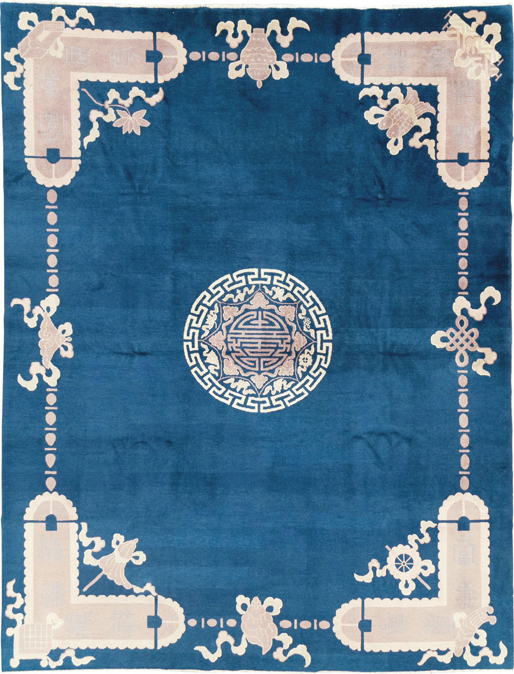 Vintage Chinese Peking Carpet, No.29781 - Gss