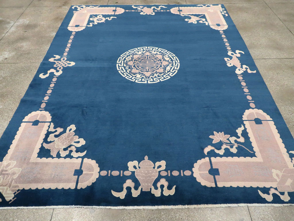 Vintage Chinese Peking Carpet, No.29781 - Gss