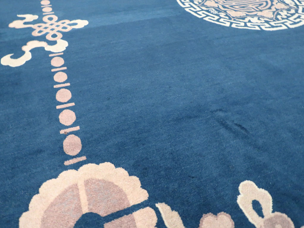 Vintage Chinese Peking Carpet, No.29781 - Gss