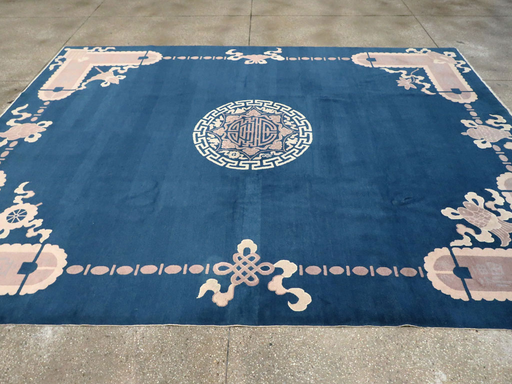 Vintage Chinese Peking Carpet, No.29781 - Gss