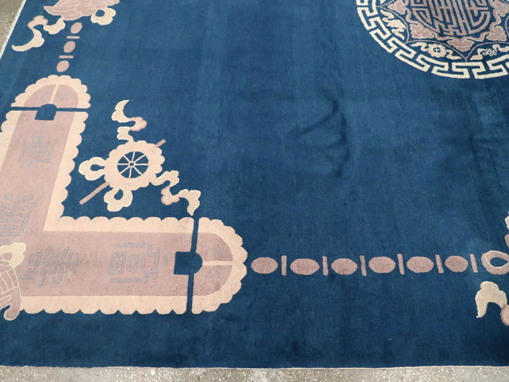 Vintage Chinese Peking Carpet, No.29781 - Gss