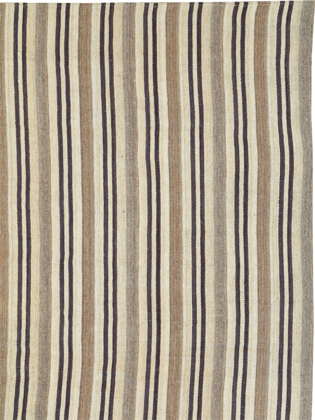 Contemporary Turkish Flatweave Kilim Oversize Carpet, No.29785 - Gss