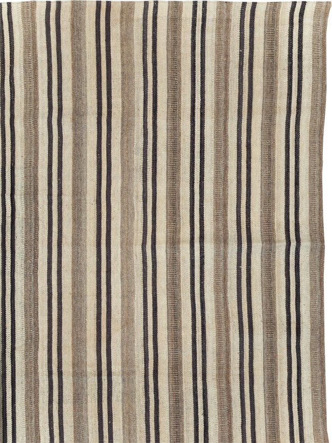 Large Modern Turkish Flatweave Kilim, No.29786 - Gss