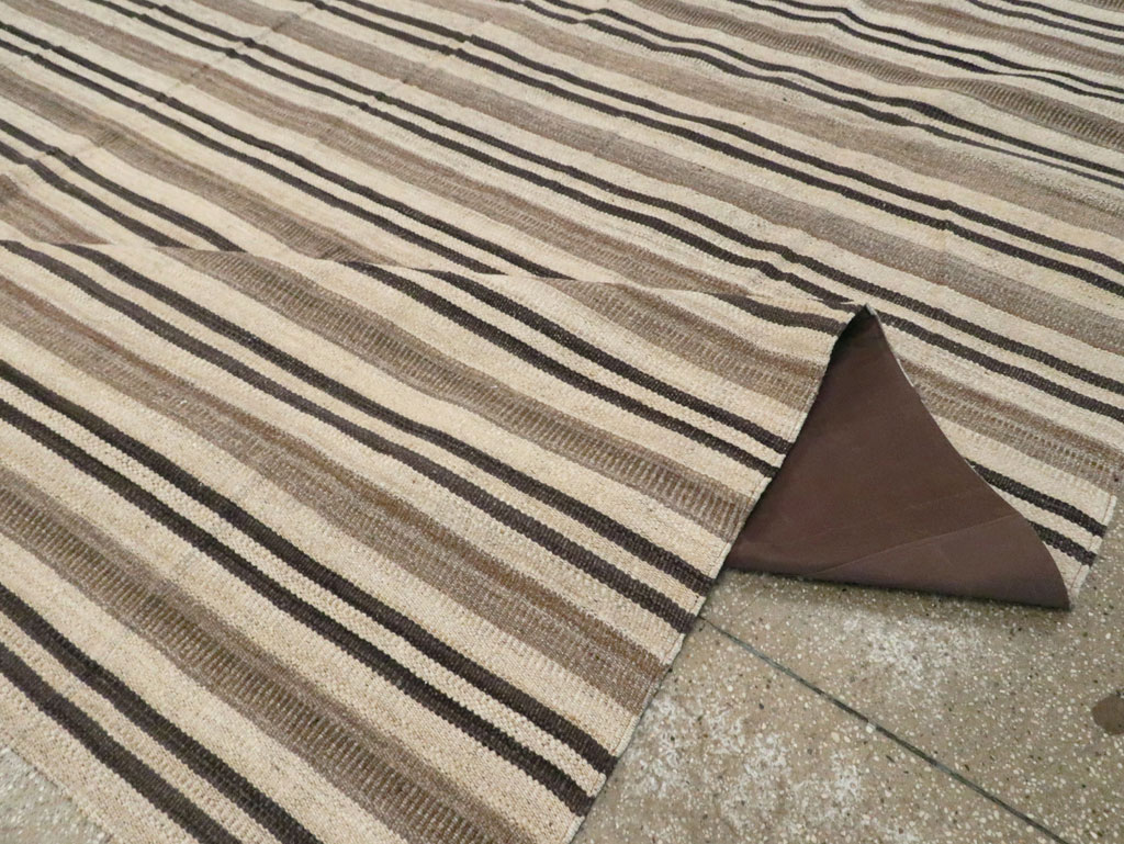 Large Modern Turkish Flatweave Kilim, No.29786 - Gss