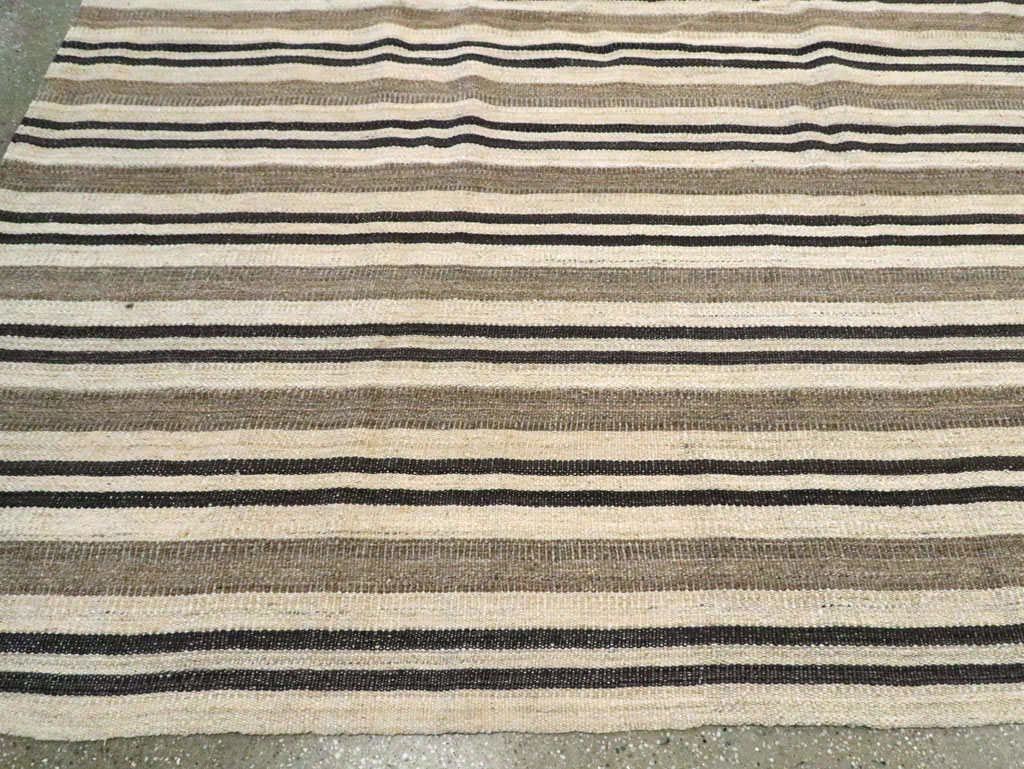Modern Turkish Oversize Flatweave, No.29787 - Gss