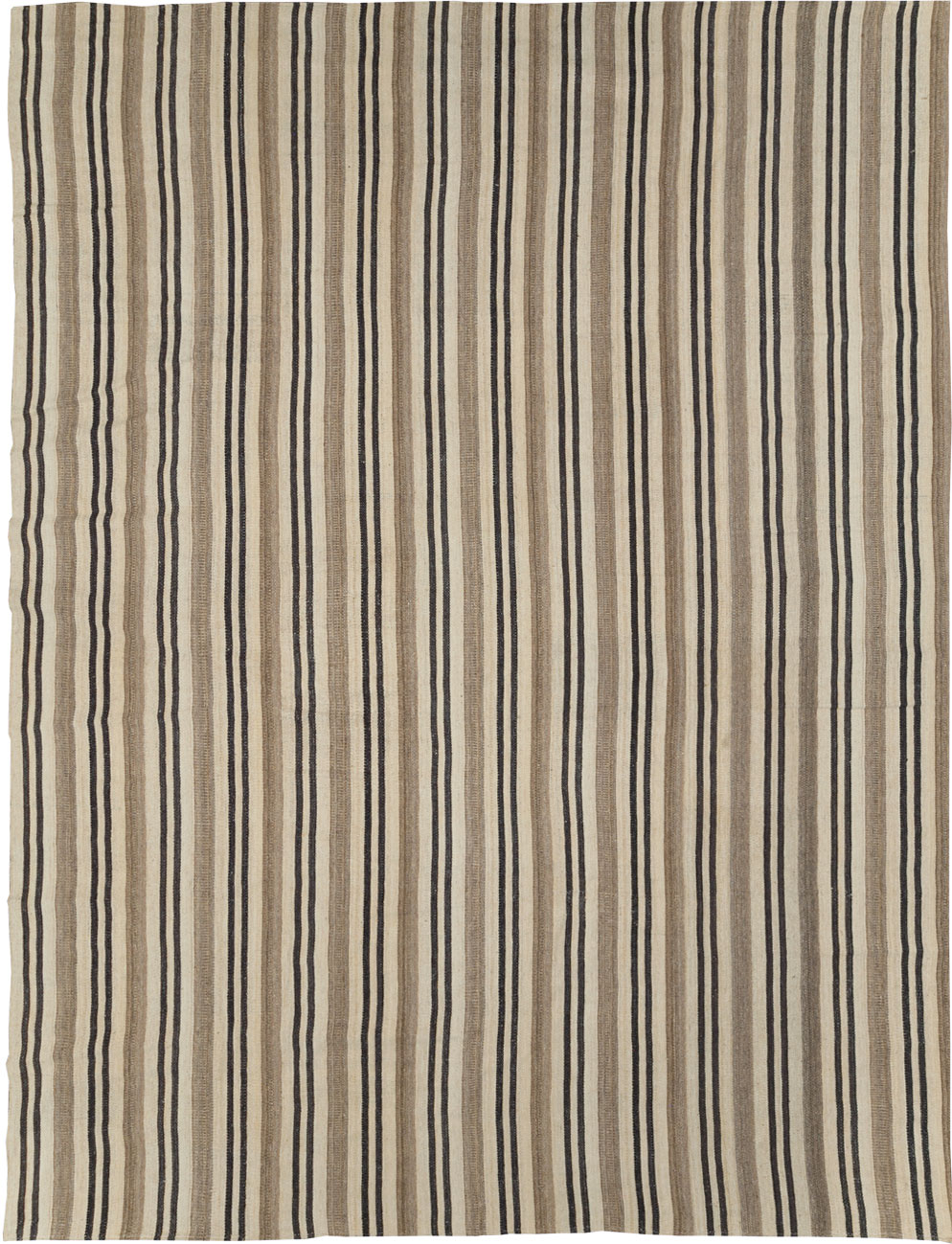 Modern Persian Flatweave Kilim Large Room Size Carpet, No.29788 - Gss