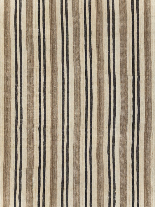 Modern Persian Flatweave Kilim Large Room Size Carpet, No.29788 - Gss