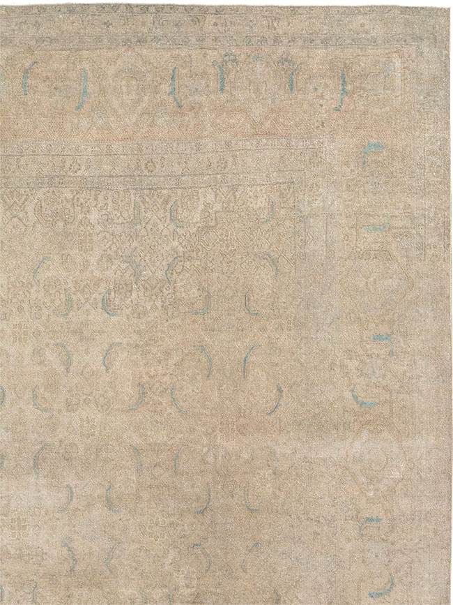 Vintage Persian Mahal Room Size Carpet, No.29794 - Gss