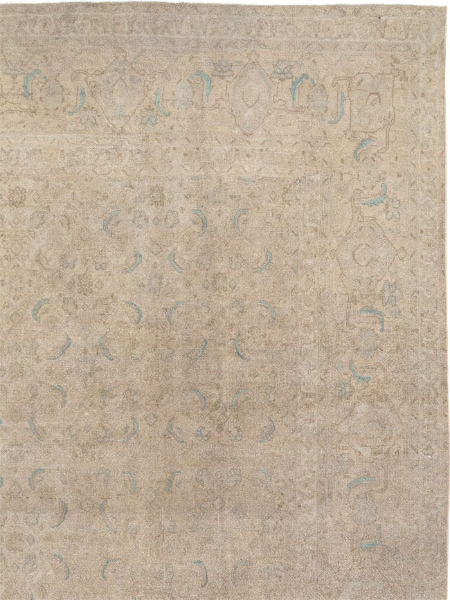 Vintage Persian Mahal Room Size Carpet, No.29794 - Gss