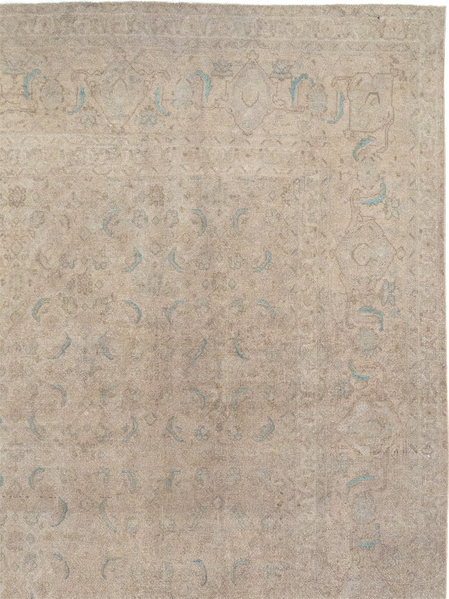 Vintage Persian Mahal Room Size Carpet, No.29794 - Gss