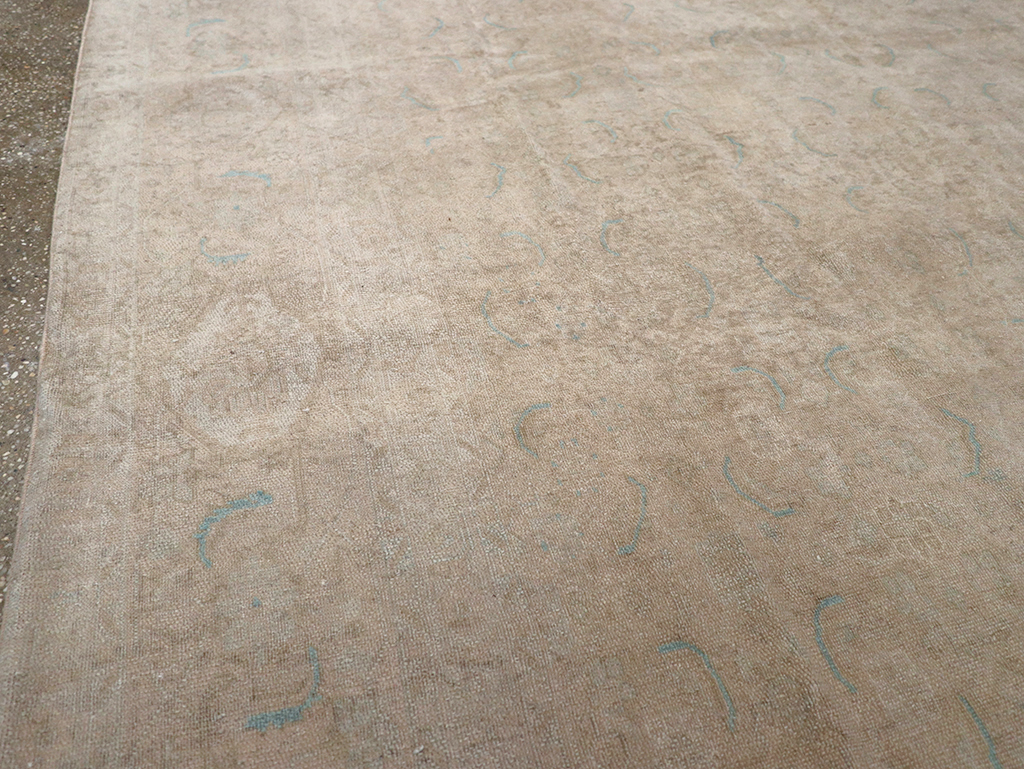 Vintage Persian Mahal Room Size Carpet, No.29794 - Gss