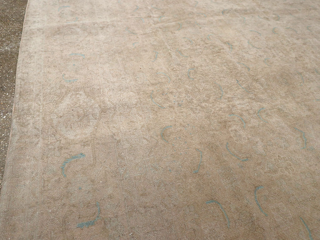 Vintage Persian Mahal Room Size Carpet, No.29794 - Gss