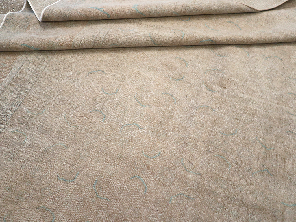 Vintage Persian Mahal Room Size Carpet, No.29794 - Gss