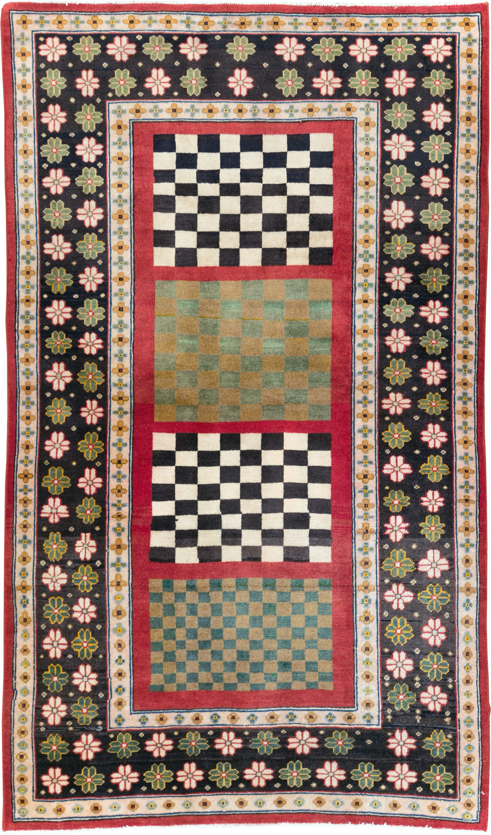 Vintage Persian Mahal Rug, No.29796 - Gss