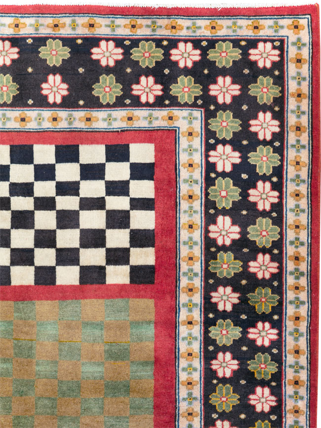 Vintage Persian Mahal Rug, No.29796 - Gss