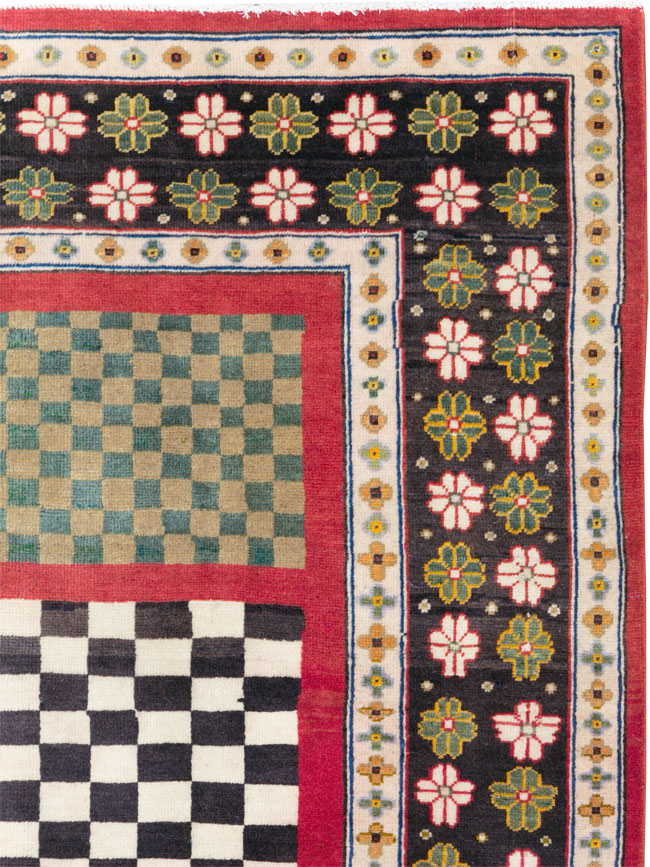 Vintage Persian Mahal Rug, No.29796 - Gss