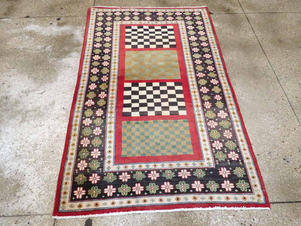 Vintage Persian Mahal Rug, No.29796 - Gss