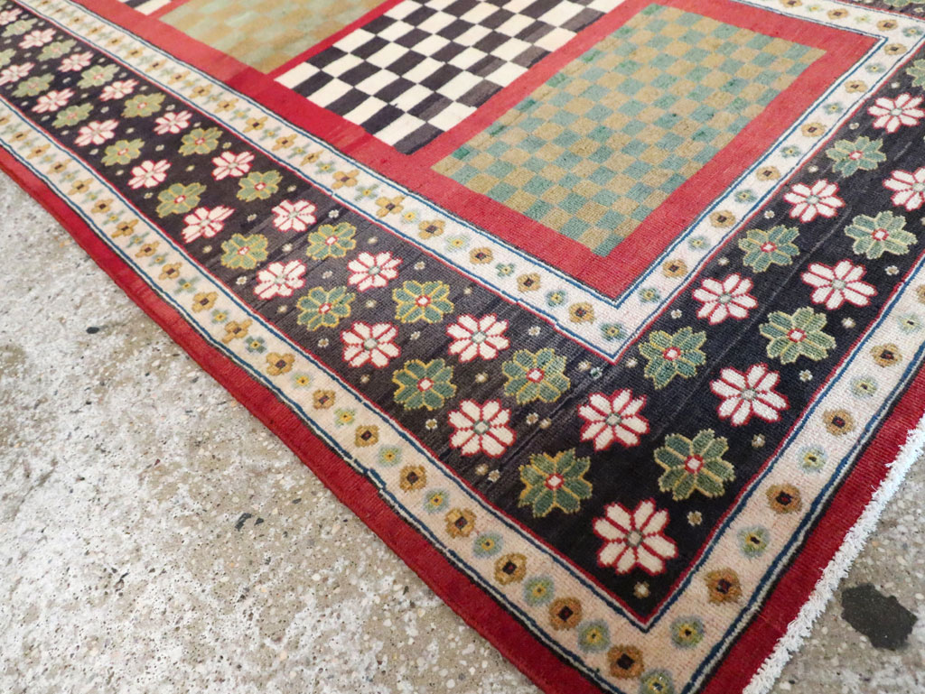 Vintage Persian Mahal Rug, No.29796 - Gss