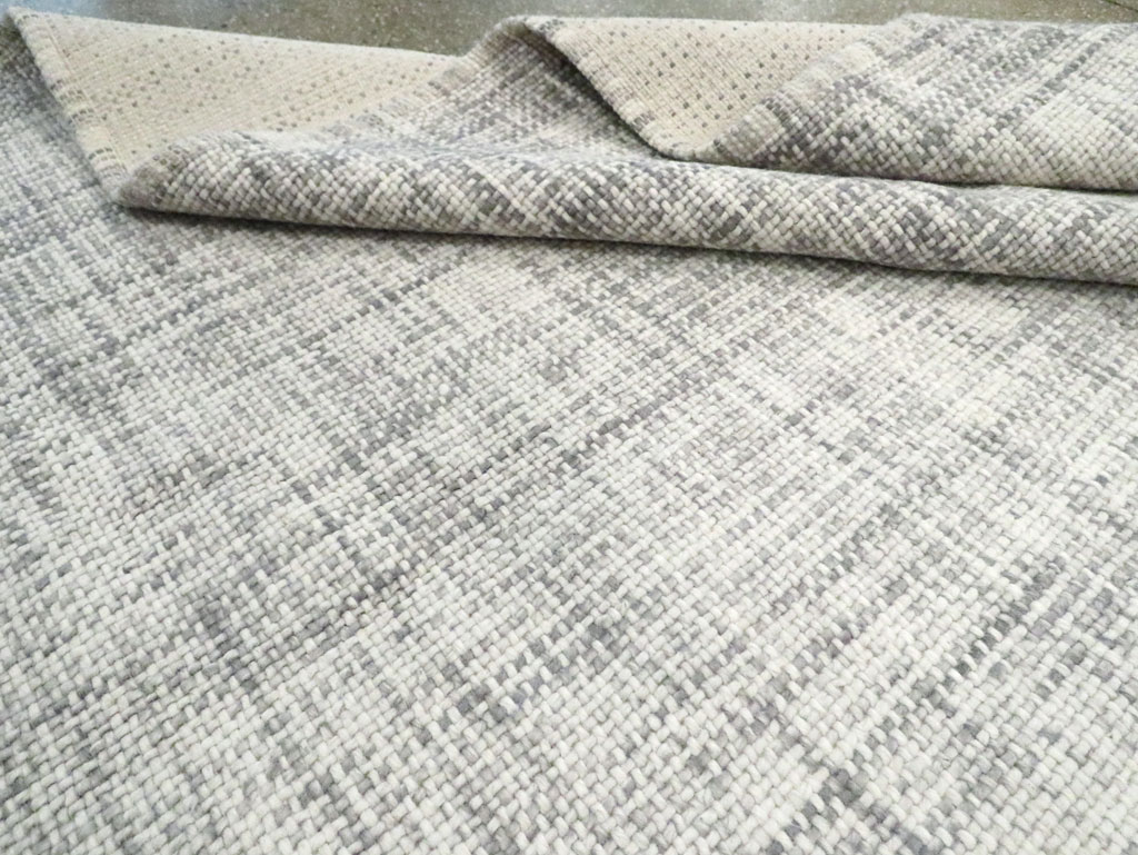 Contemporary Turkish Flatweave Kilim Room Size Carpet, No.29802 - Gss