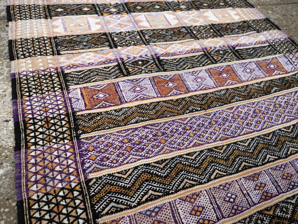 Vintage Moroccan Flatweave, No.29805 - Gss