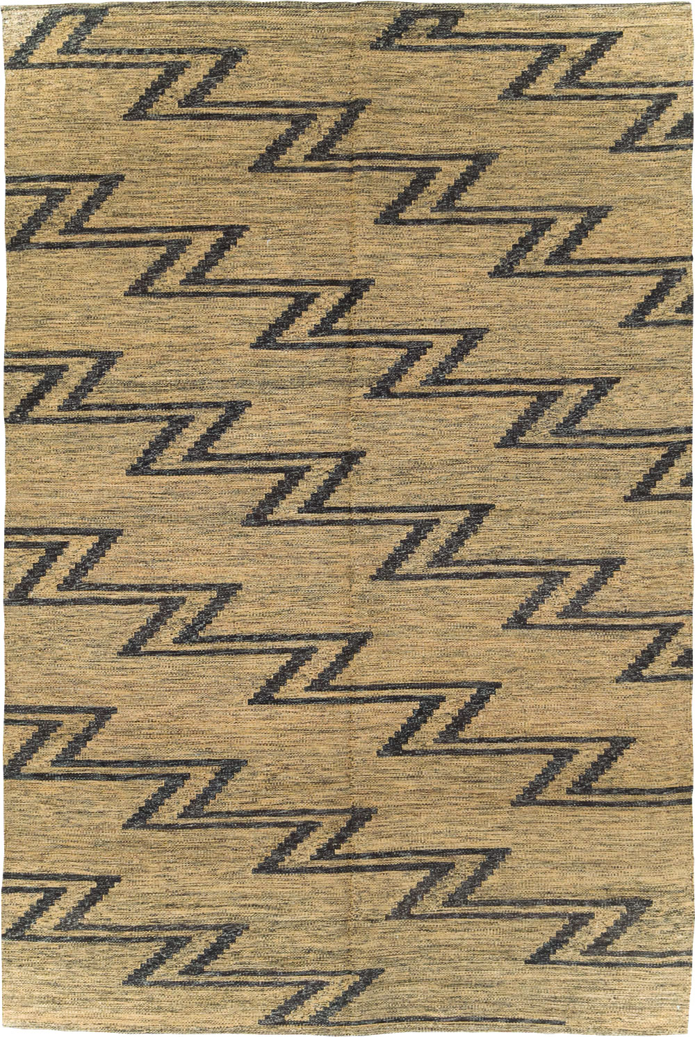 Contemporary Turkish Flatweave Kilim Accent Rug, No.29808 - Gss