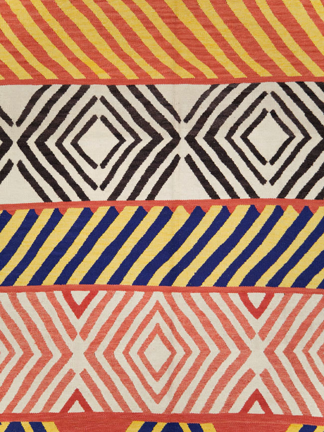 Contemporary Handmade Turkish Flatweave Kilim, No.29815 - Gss