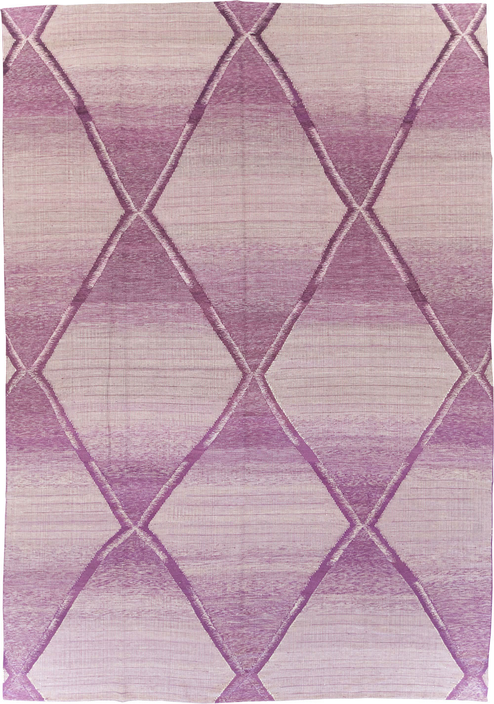 Contemporary Room Size Turkish Flatweave Kilim, No.29816 - Gss