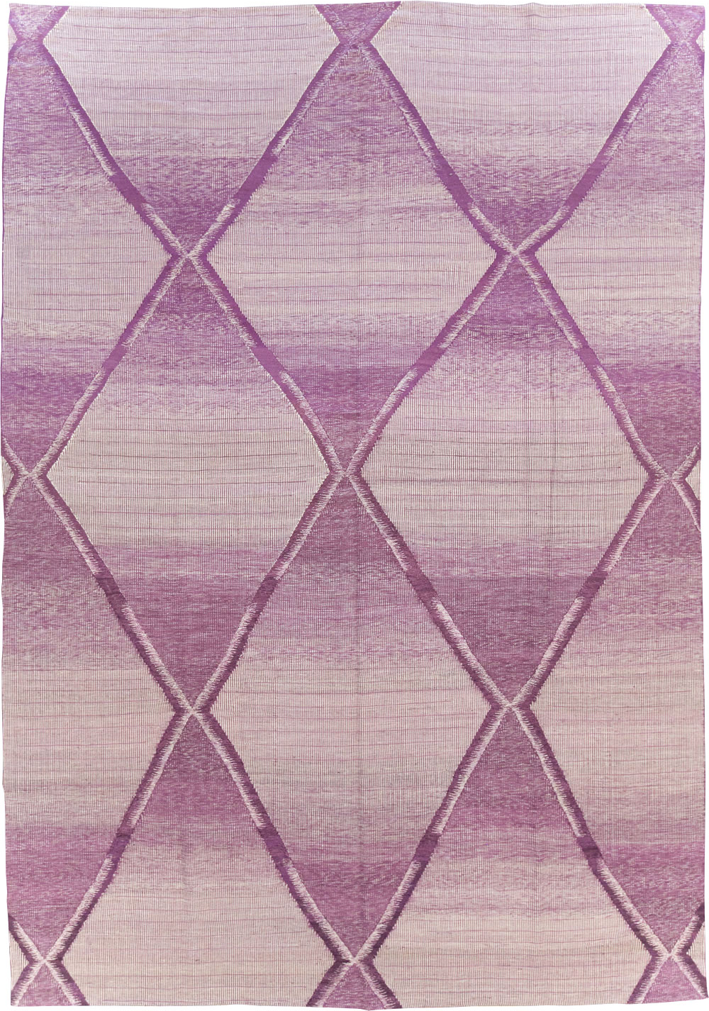 Contemporary Room Size Turkish Flatweave Kilim, No.29816 - Gss