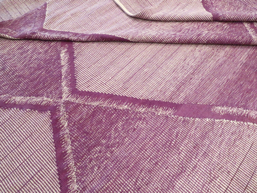 Contemporary Room Size Turkish Flatweave Kilim, No.29816 - Gss