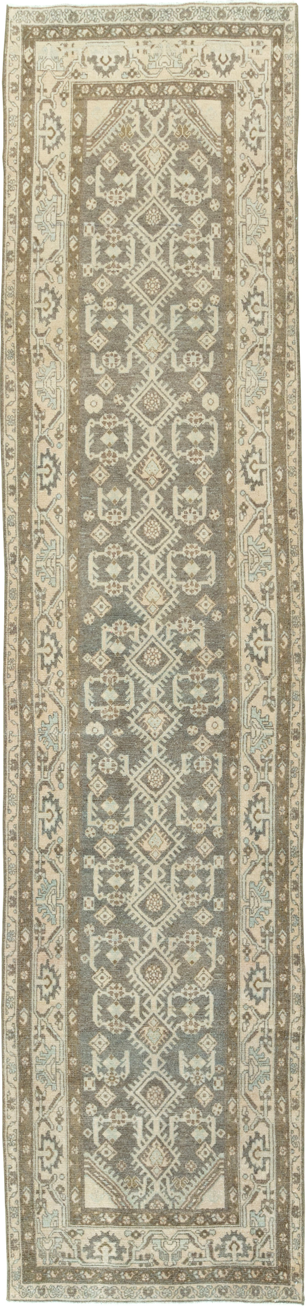 Vintage Persian Malayer Long Runner, No.29820 - Gss
