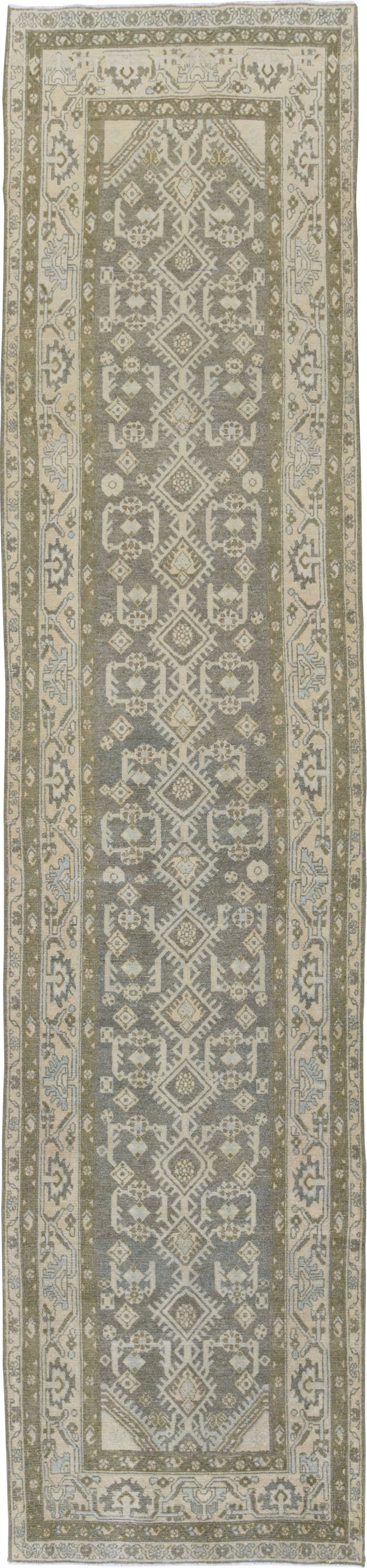 Vintage Persian Malayer Long Runner, No.29820 - Gss
