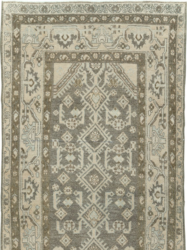 Vintage Persian Malayer Long Runner, No.29820 - Gss