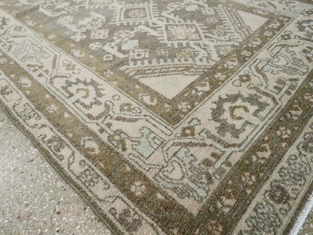 Vintage Persian Malayer Long Runner, No.29820 - Gss