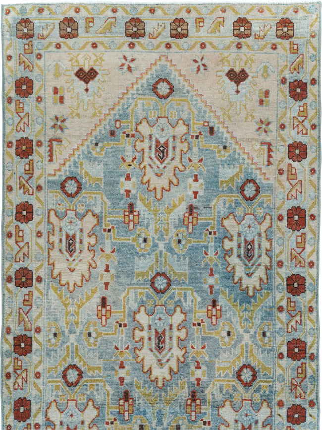 Vintage Persian Malayer Long Runner (Pair: 1 of 2), No.29823 - Gss