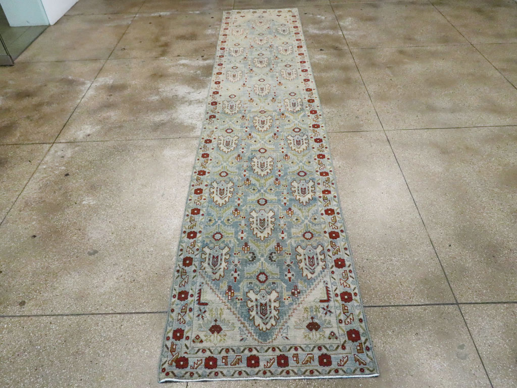 Vintage Persian Malayer Long Runner (Pair: 1 of 2), No.29823 - Gss