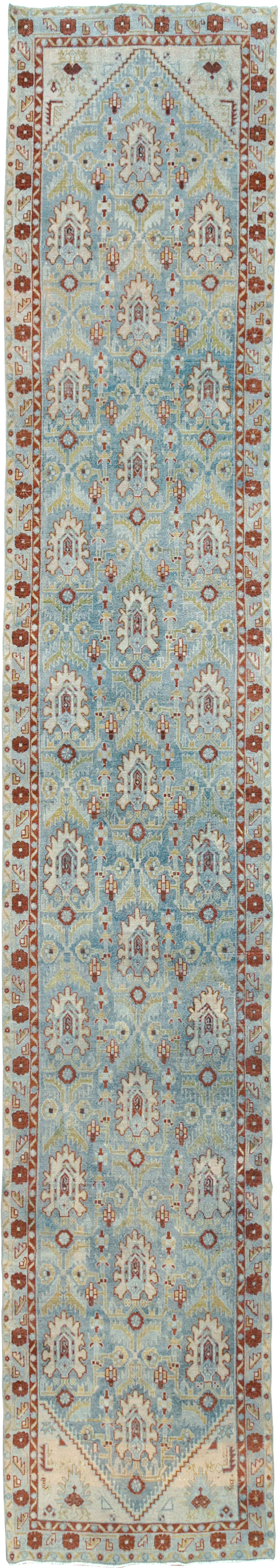 Vintage Persian Malayer Long Runner (Pair: 1 of 2), No.29824 - Gss