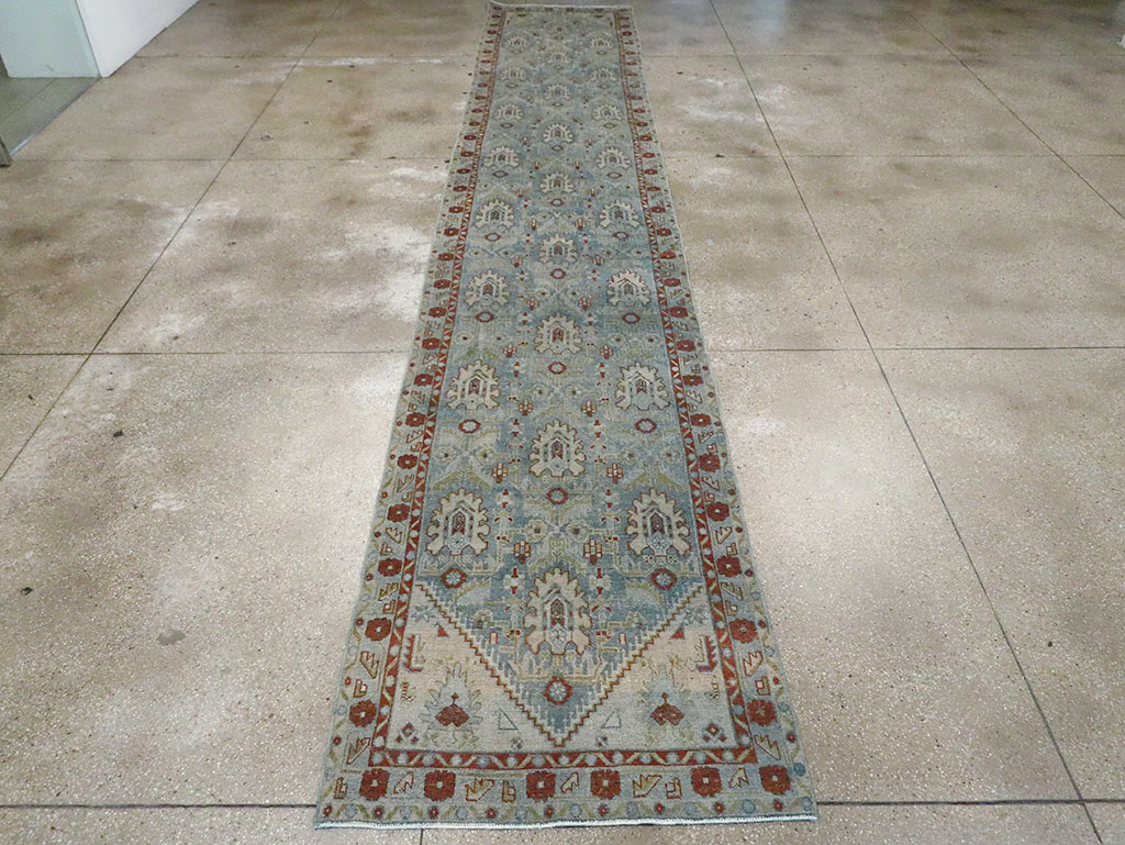 Vintage Persian Malayer Long Runner (Pair: 1 of 2), No.29824 - Gss