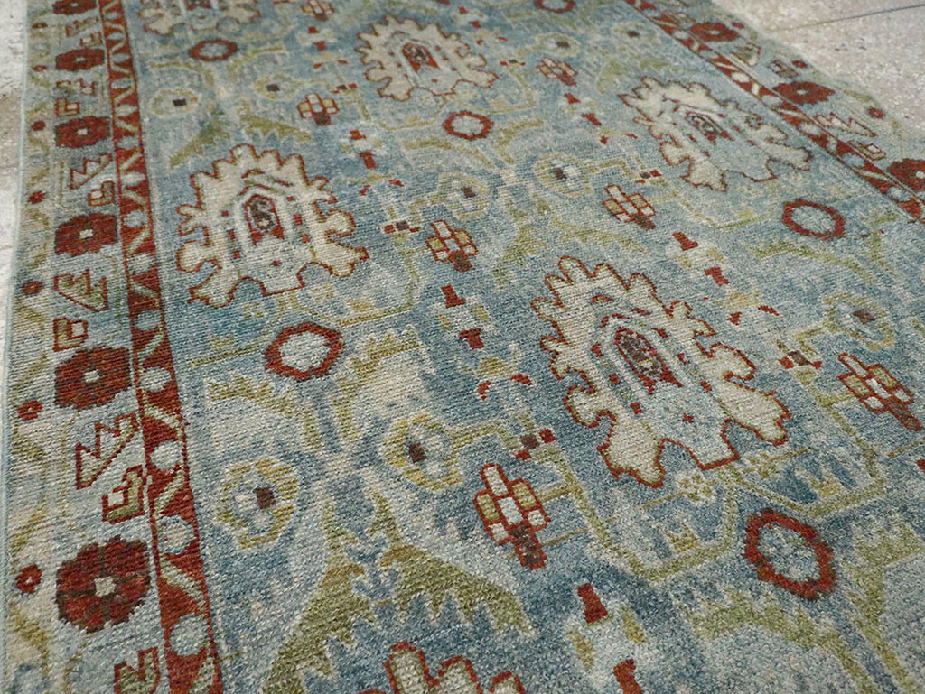 Vintage Persian Malayer Long Runner (Pair: 1 of 2), No.29824 - Gss